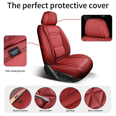 fixed waist wing nappa leather: Seat cushion, seat cover