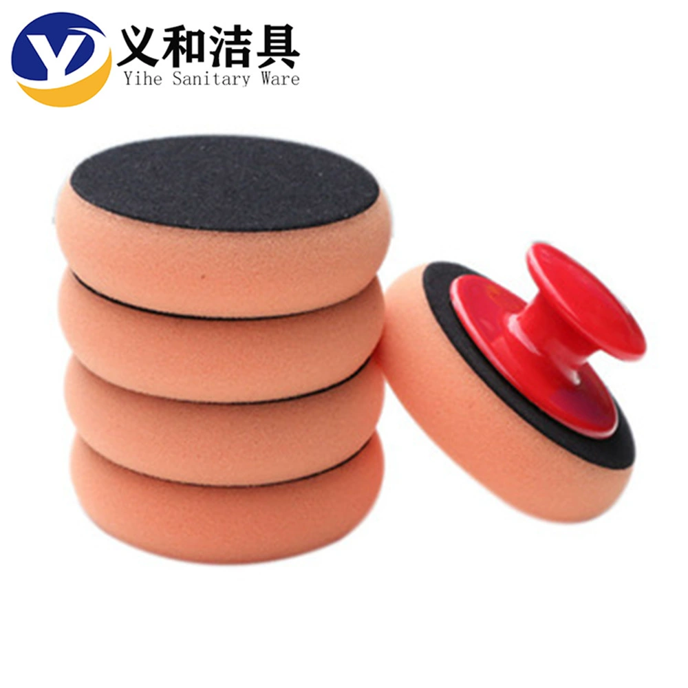 Автомобильная Вощеная губка с ручкой для пола, ручная Вощеная машина, автомойка, косметическая ручная полировальная губка