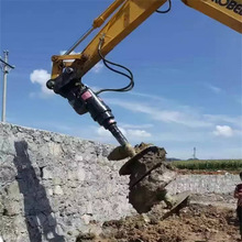 现货供应挖机液压螺旋打桩机  桩孔开挖螺旋钻孔设备  液压螺旋钻
