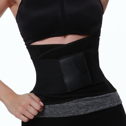Manufacturer wholesale waist and abdomen waist bag high waist fat burning body shaping latex black belt slimming sports shaping belt