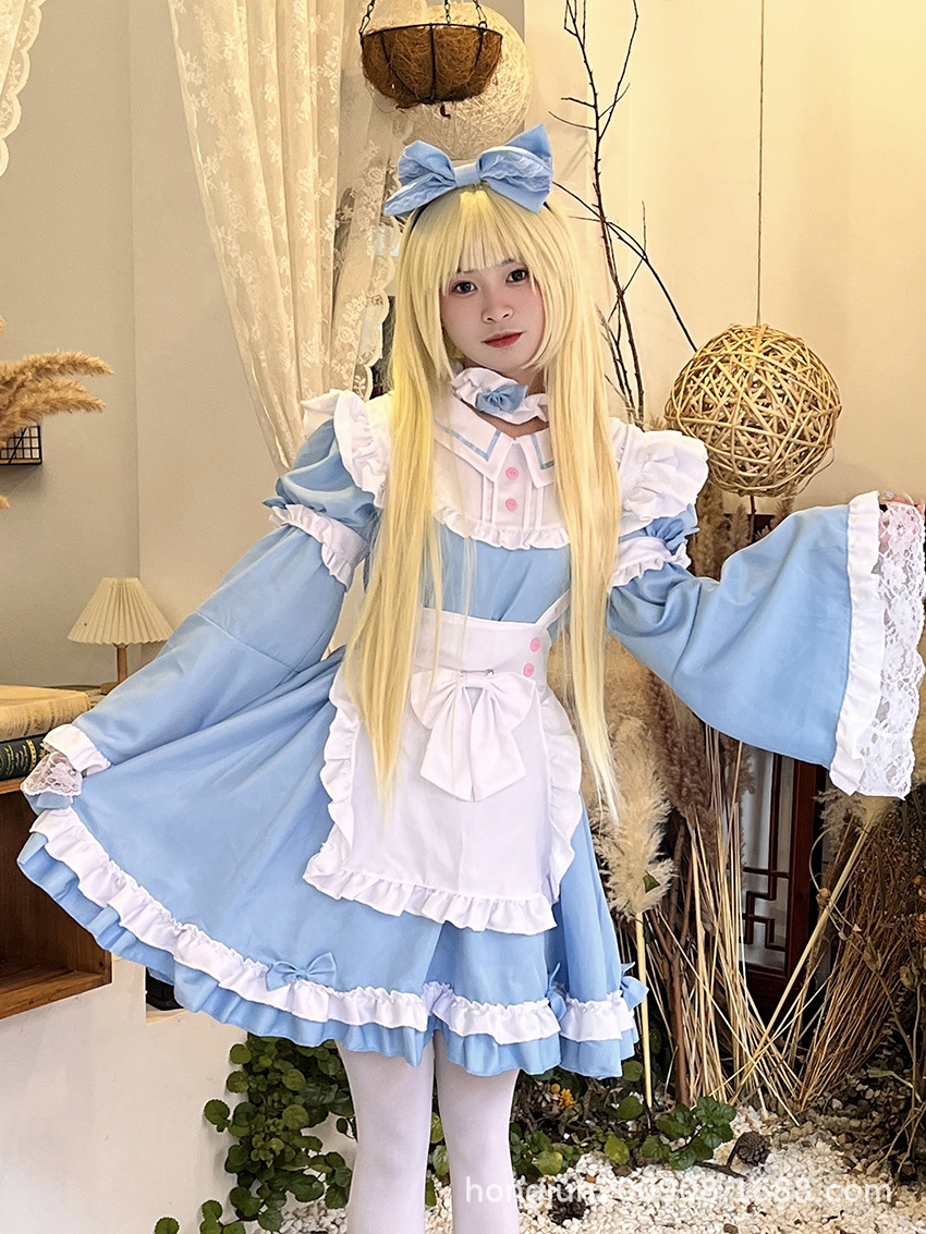 Qoo10] 不思議の国のアリス ロリータドレス ロリ