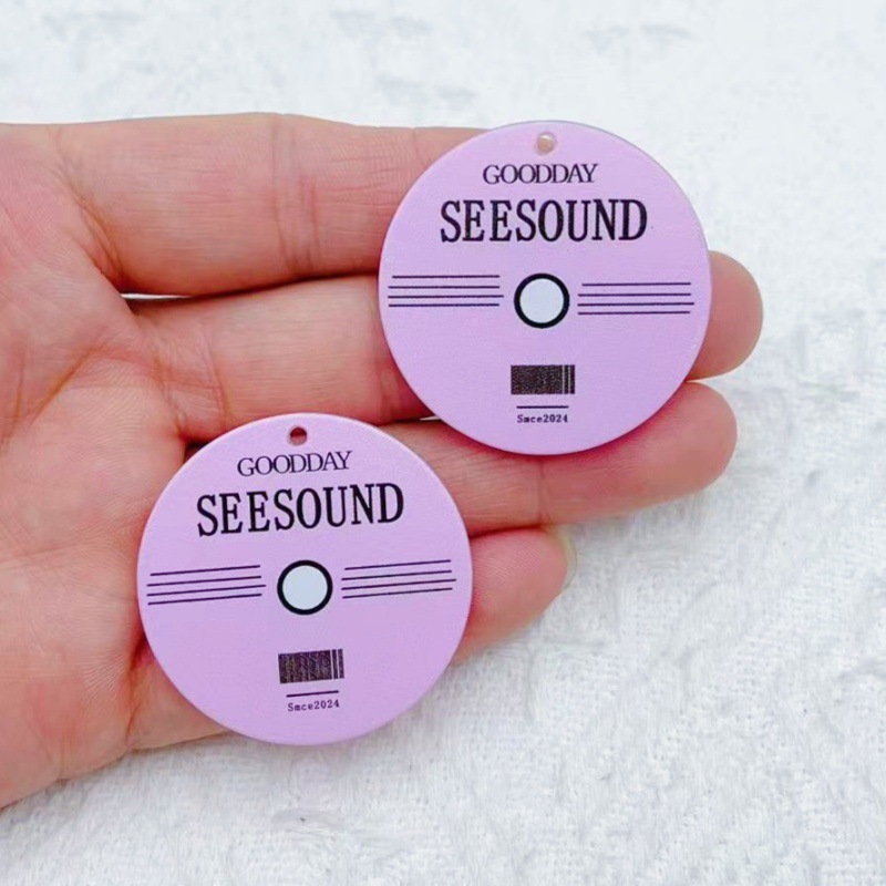 クロスボーダー热い贩売アクリルレトロテープレコード音楽ストラップDIYキーホルダー携帯チェーンネックレスアクセサリー|undefined