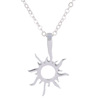 Metal necklace solar-powered, European style, wish, gold and silver, wholesale