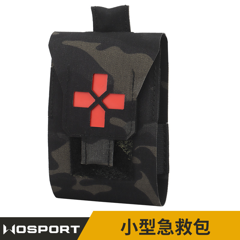 Wosport Simple Mini Field Identification Individual Soldier Portable Rescue Cosmetics Bag Camouflage Small First Aid Bag