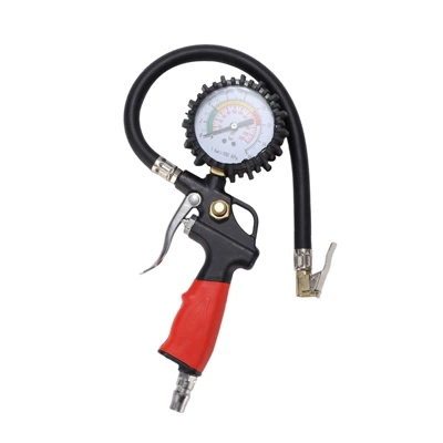 Industrial-grade red and black handle Air pressure gauge/tire pressure gauge - mechanical-model