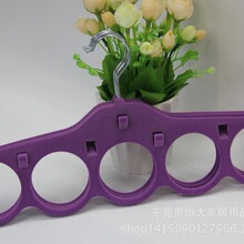 创意魔术防滑五孔丝巾架 便携式五孔丝巾架收纳围巾衣帽家居