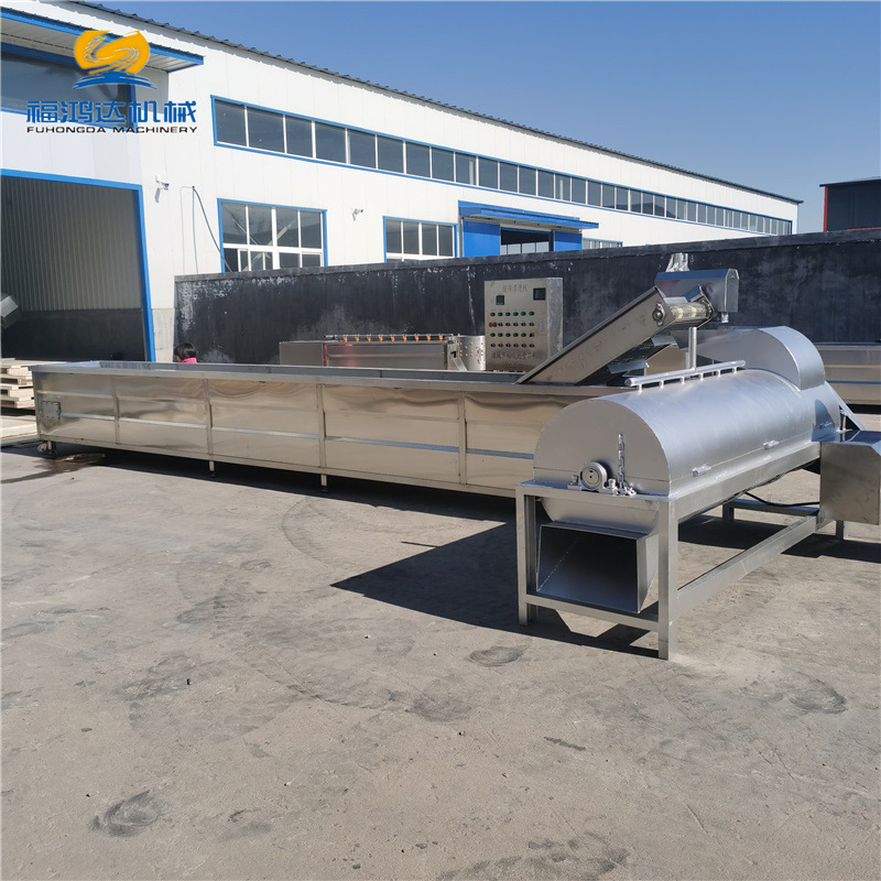 头蹄去毛加工机械 娄烦市猪蹄螺旋烫池 福鸿达螺旋烫池 浸烫均匀