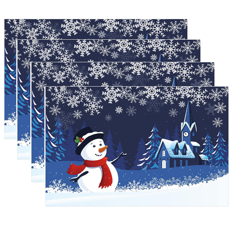 クロスボーダー新しいクリスマス装飾クリスマステーブルフラグクリエイティブクリスマステーブルクロスプレースマットクリスマステーブル装飾ホームデコレーション|undefined