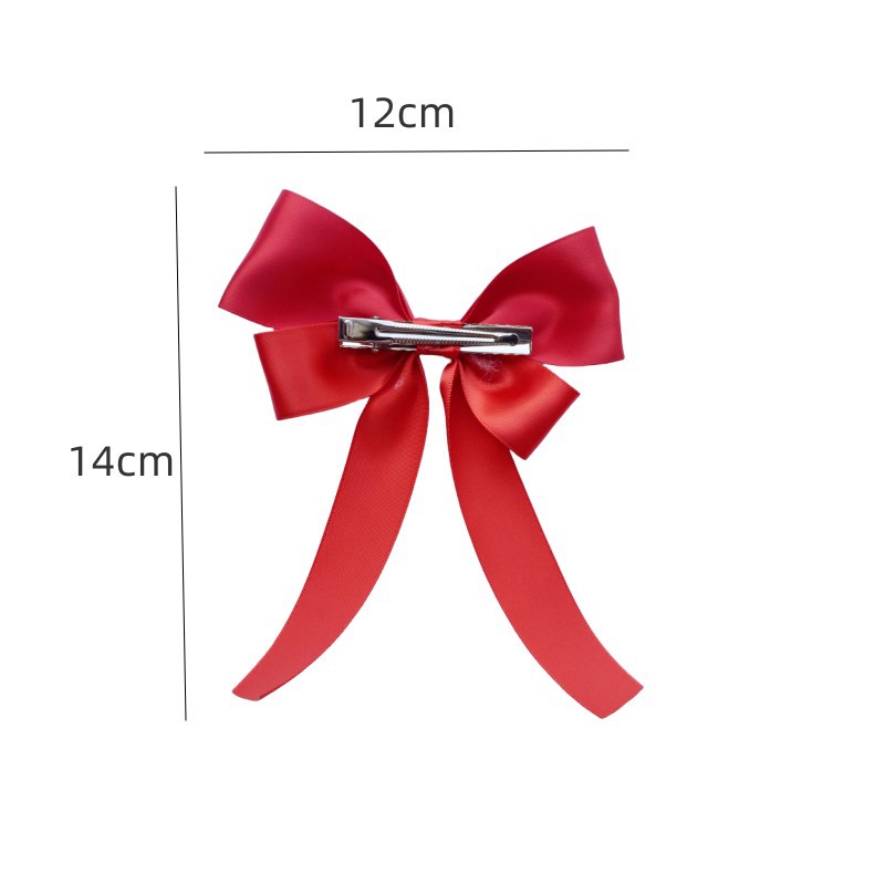 Kid'S Simple Style Bow Knot Mixed Materials Hair Clip display picture 1