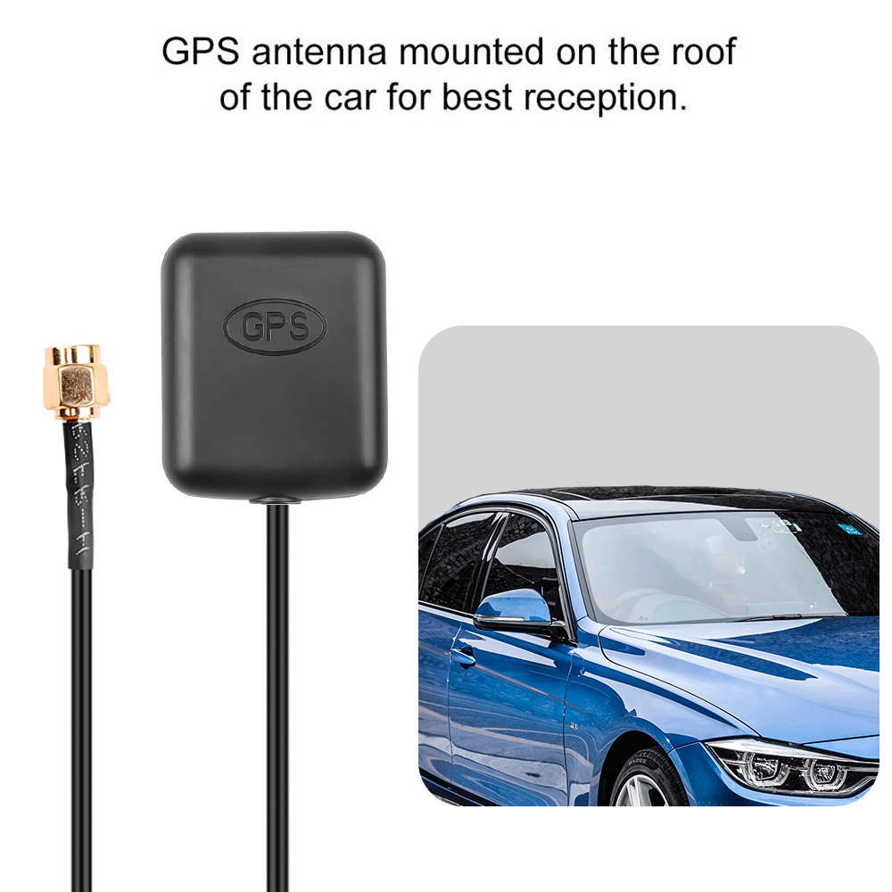 GPS car positioning antenna 3m feedback line GPS antenna GPS navigation antenna DVD navigation positioning antenna 2