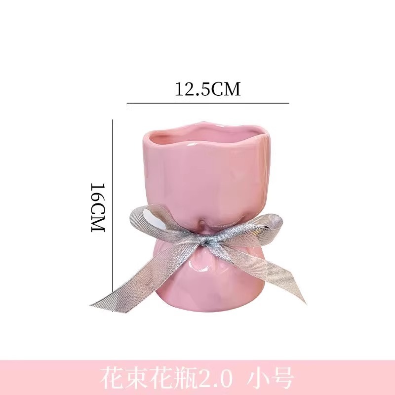 情緒安定花瓶陶磁器花瓶客間に花の生け花を飾る贅沢な高級感のある新しい家のレトロな装飾品