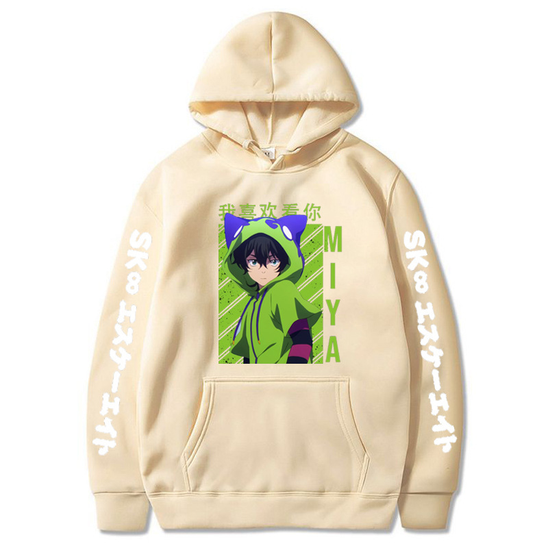 Autumn and winter New Anime unlimited skateboard sk8 infinity peripheral pullover hooded sweater plus size sweater Autumn and winter New Anime unlimited skateboard sk8 infinity peripheral pullover hooded sweater plus size sweater