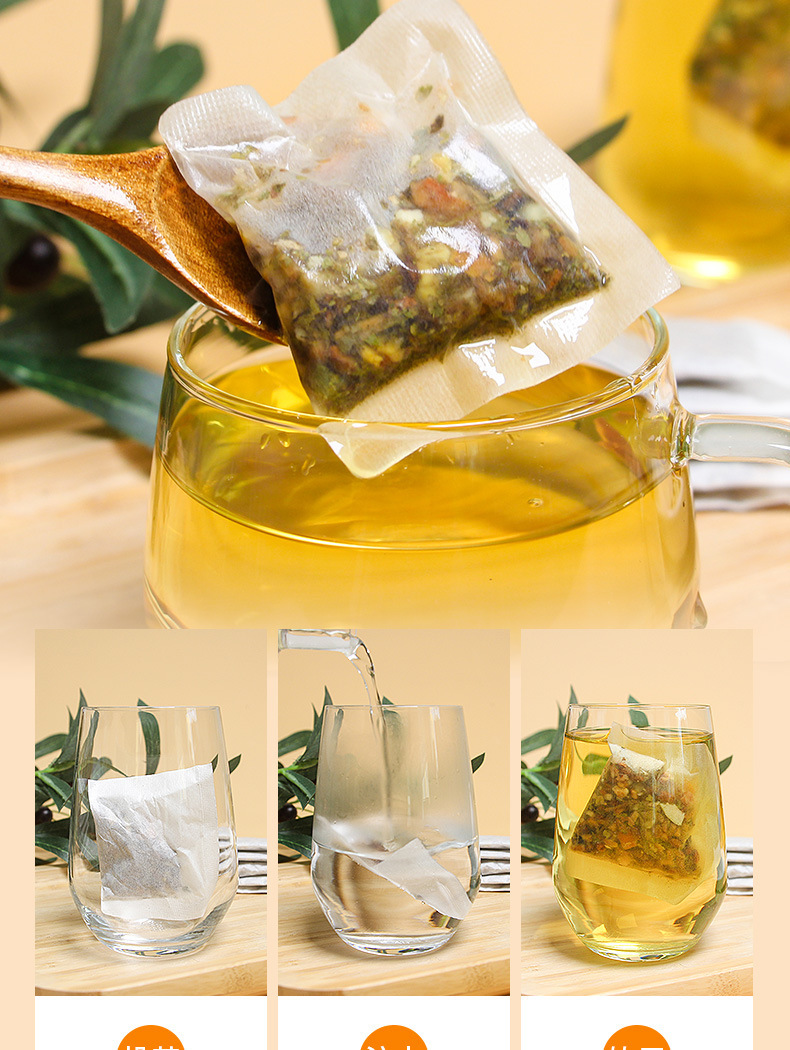 Lemon Hawthorn Lotus Leaf Tea Bags with Cassia Seed Rose and Chenpi 40 Bags Sugar Free Hot Brew Wellness Tea specifications