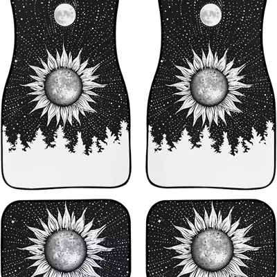 Avtomobil döşəmə paspasları — a generation of hair - car-floor-mats-40-3545-4868cm-two-pairs-of-a-total-of-four-pieces