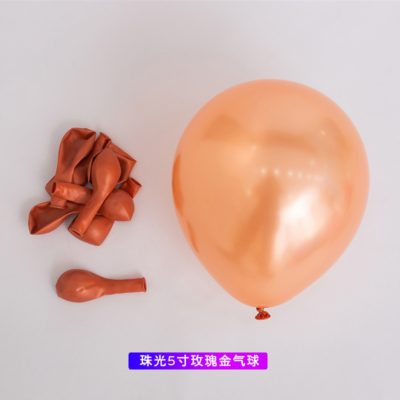 Rosa dorada perlada de 5 pulgadas (100)