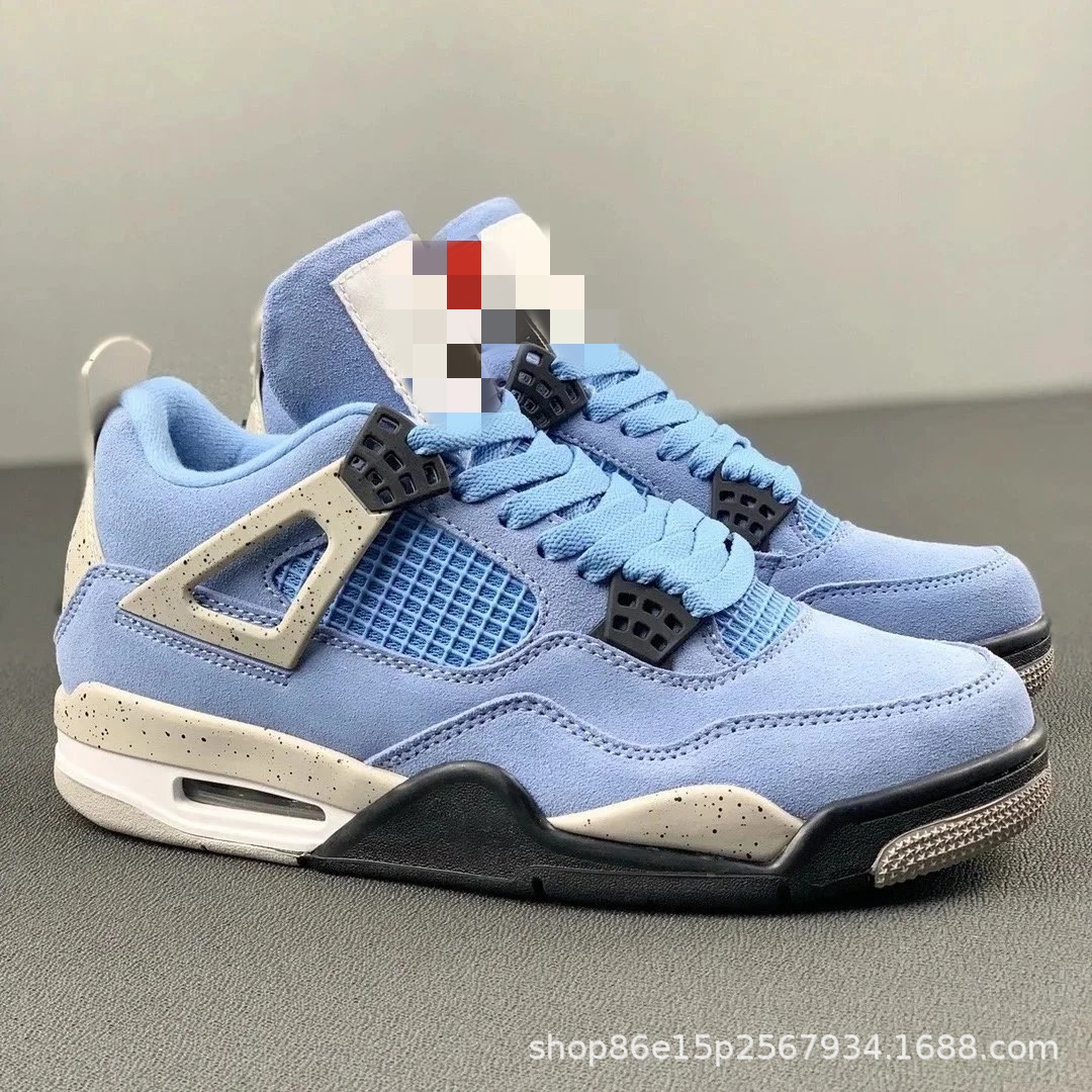 Zapatillas de Baloncesto Deportivas AJ4, Cuero y Caucho, Transpirable y Antideslizante, para Deporte y Ocio