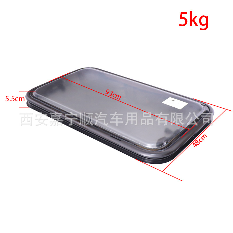 Ventana de ventilación lateral de RV material acrílico con cortina de privacidad Pantalla de insectos se puede fijar ángulo abierto grande