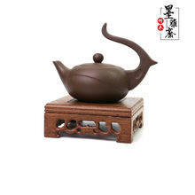 紫砂壶茶杯垫木质摆件工艺品瓷器花瓶盆景木头底座装饰