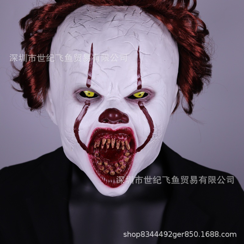 Nuevo casco de máscara de terror payaso que regresa al alma 2 cosplay casco de Halloween estación independiente transfronteriza explosión