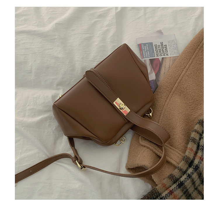 Pu Leather Material Women's Backpack Backpack Color Block Pattern Women's Small Spring&summer Pu Leather Elegant Dome Bag