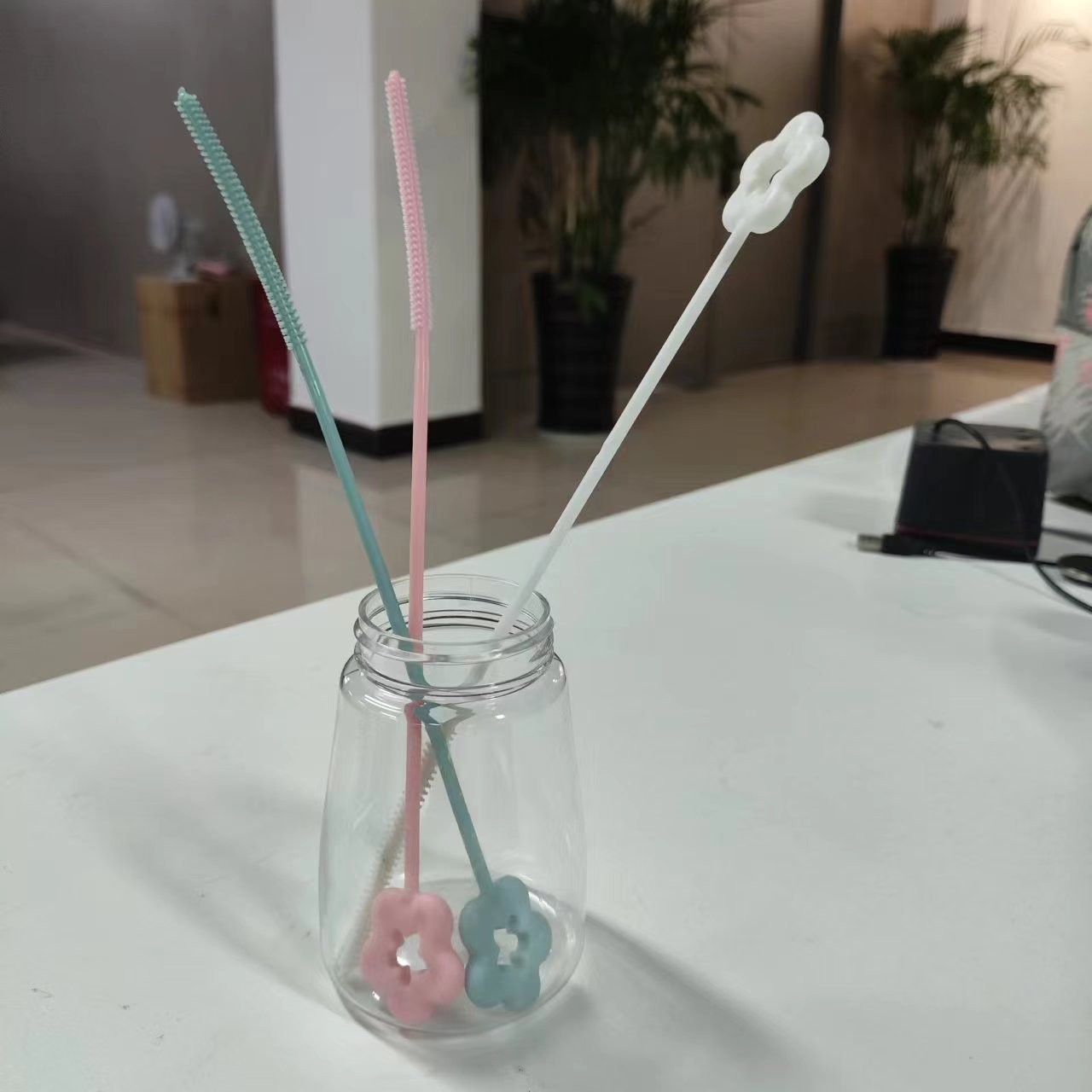 奶嘴花朵吸管刷过滤清洗刷毛刷小缝隙清洗用具水杯管子奶瓶刷