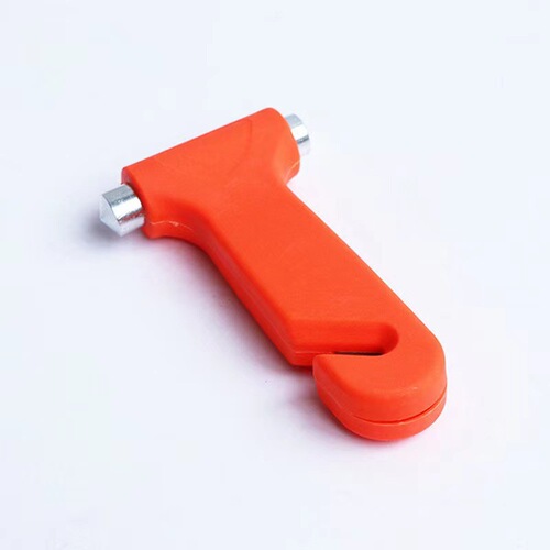 Two-in-one safety hammer for mini multi-functional car, vehicle-mounted emergency escape hammer, window breaker, solid life-saving hammer