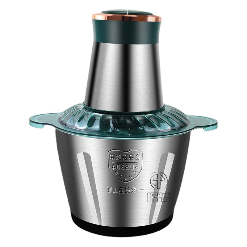 Трансграничная многофункциональная бытовая мясорубка большой емкости кулинарная машина из нержавеющей стали электрическая пищевая машина для наполнения лебедка оптом