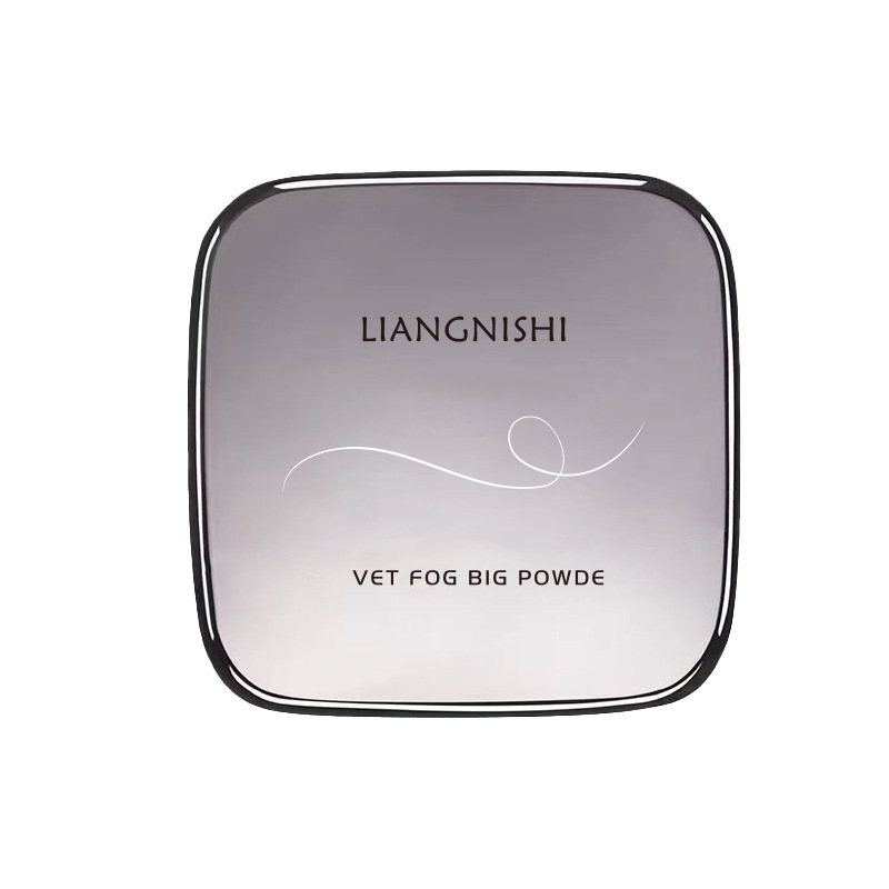 Liangnisi ベルベット ミスト パウダー セッティング オイル コントロール コンシーラー パウダー デリケート 防水性と耐汗性 ナチュラル クリア マット パウダー|undefined