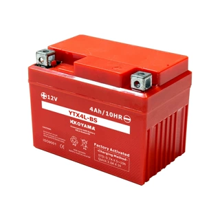 Koyama摩托车蓄电池 YTX4L-BS 免维护摩托车铅酸电池12V4Ah