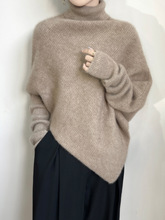 冬季高领毛衣加厚慵懒宽松打底衫外穿新款秋冬女士针织衫2025秋冬