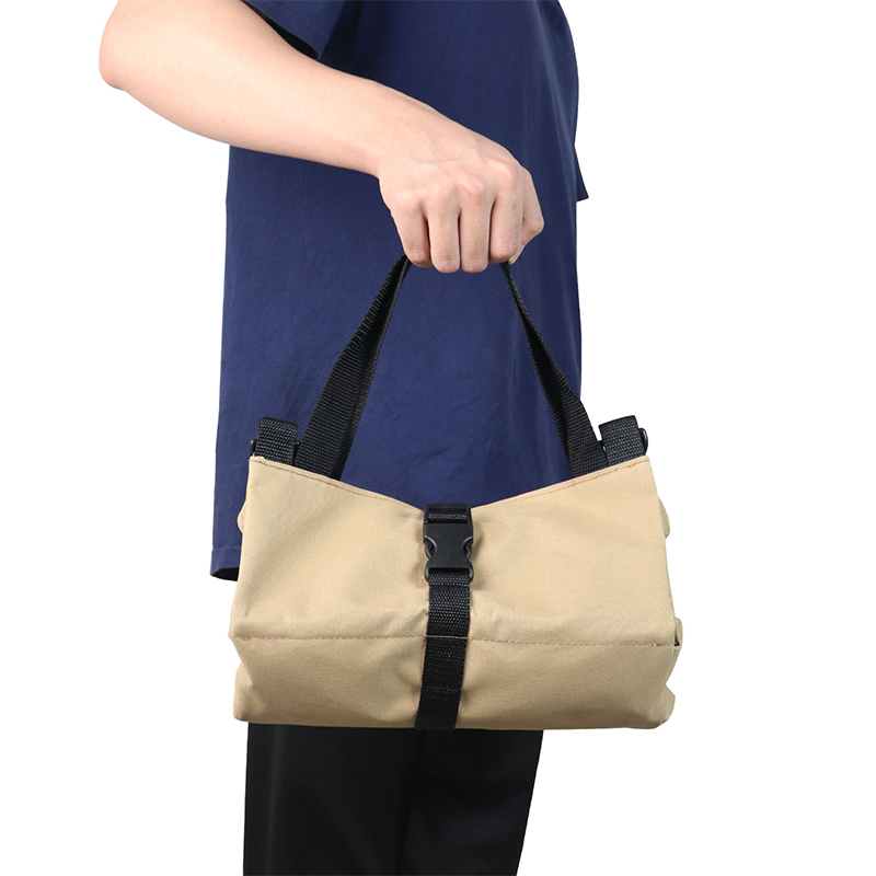 Kit de herramientas de lona multifuncional, resistente y duradero, bolsa de herramientas de reparación para automóvil, bolsa en rollo, bolsa de almacenamiento de herramientas de hardware portátil