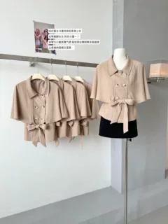寺迈披肩式斗篷双排扣收腰风衣外套女秋季新款设计感系带显瘦法式