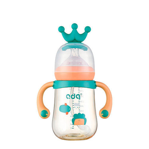 爱多奇ppsu奶瓶婴儿喝水鸭嘴学饮杯大宝宝喝奶吸管杯一瓶三用水杯