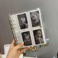 Фотоальбом (Полароид) ПВХ обложка с блёстками, зажим на кольцах для открыток 3–7 дюймов, лотом страниц пополняемых