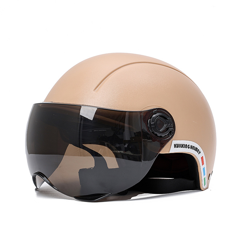 Casco de seguridad de ciclismo unidireccional casco de bicicleta de batería de automóvil medio casco de verano