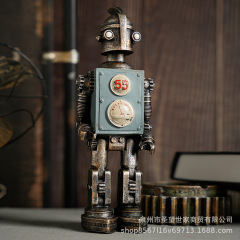 アメリカンクロスボーダーレトロ工芸パンク風ロボット創意撮影道具ショーウインドー客間玄関本棚装飾
