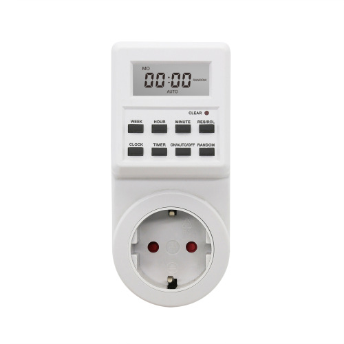 Manufacturer supplies small screen timer switch smart socket, timer socket, household multi-function timing socket