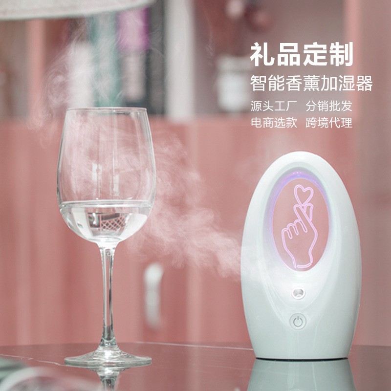 새로운 데스크탑 가습기 미니 USB 작은 국경 분무기 가정용 음소거 아로마 테라피 물 보충 악기 선물