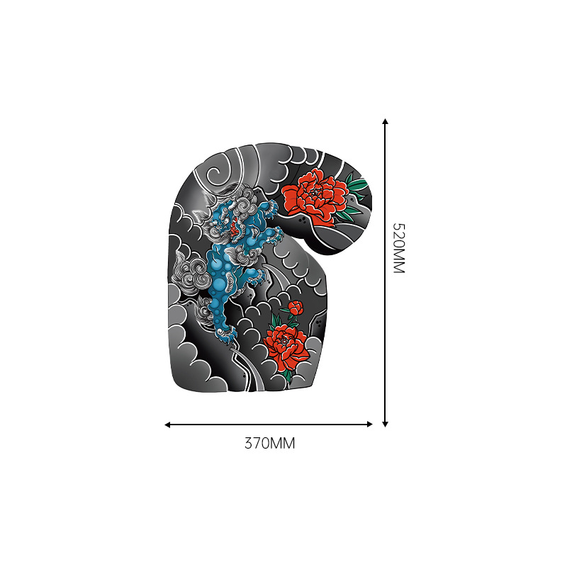 Pegatinas de tatuaje de brazo completo, diseño floral tradicional chino, impermeables y resistentes al sudor, fabricante directo