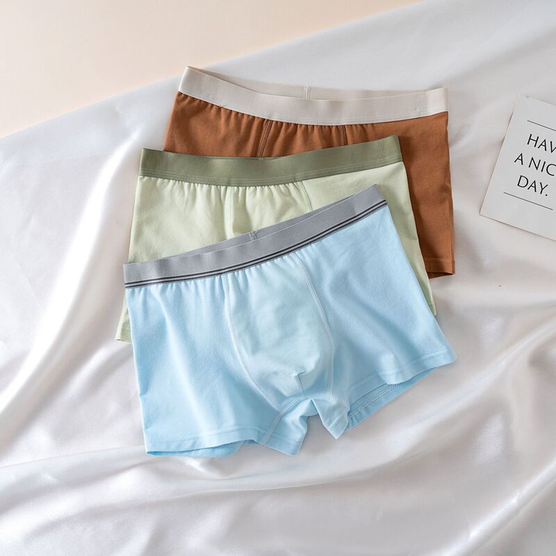 Teen Boys' Cotton Boxer Briefs, Wholesale Children's Shorts, Boys' A-Grade Cotton Four-Corner Briefs Teen Boys' Cotton Boxer Briefs, Wholesale Children's Shorts, Boys' A-Grade Cotton Four-Corner Briefs