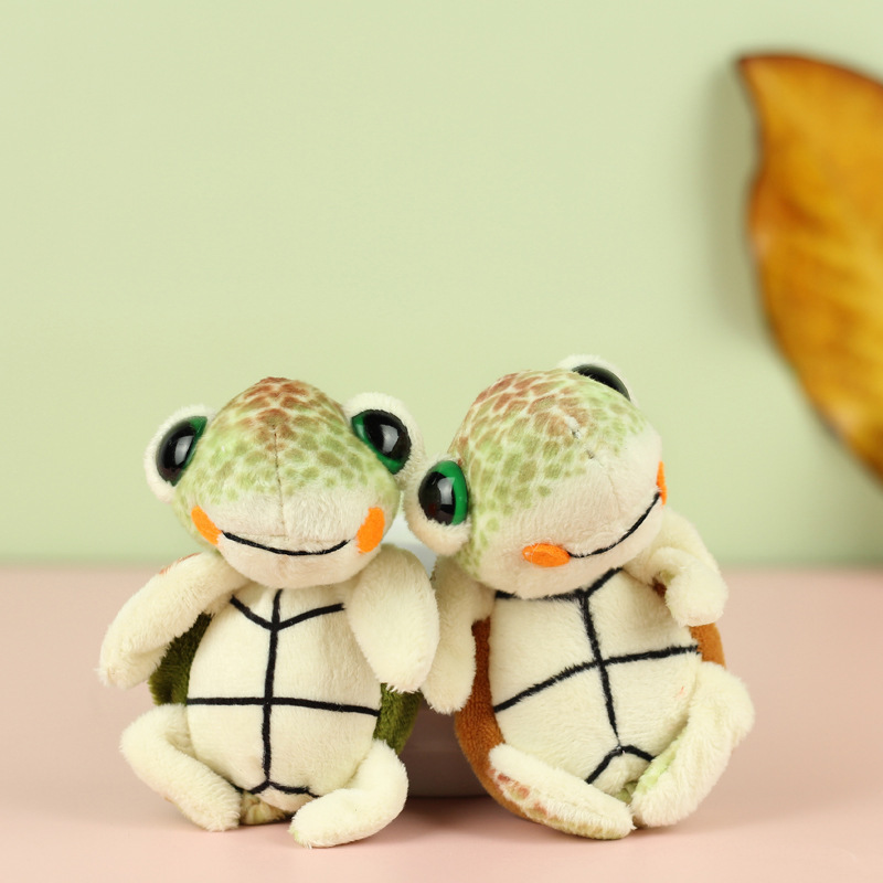 かわいい萌え大きな目のカメのペンダントのぬいぐるみのネットの赤い子供の漫画のカバンのペンダントのキーホルダーの人形|undefined