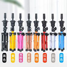 短款头模支架假发假人头三脚架模头模具公仔模特头美发支架三角架