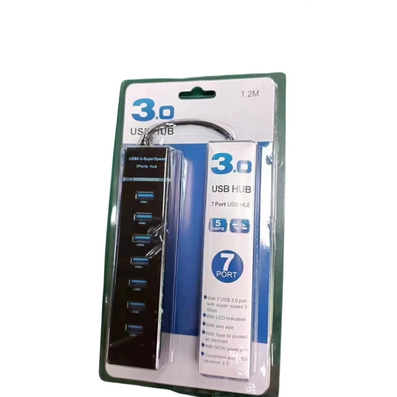 USB 3.0 хаб модель 303, 4 или 7 портов, SuperSpeed 5 Гбит/с, совместим с USB2.0