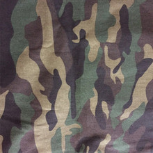 梭织平纹21S 72*40  服装 箱包帆布 8安帆布 全棉迷彩印花布