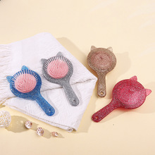 新款鹿角可爱气囊梳 喷漆美发气垫按摩梳