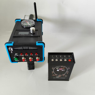 Blue Border Gold New Remote Handheld Metal Detector Positioning Machine Field Detection of Gold, Silver, Copper and Gemstones