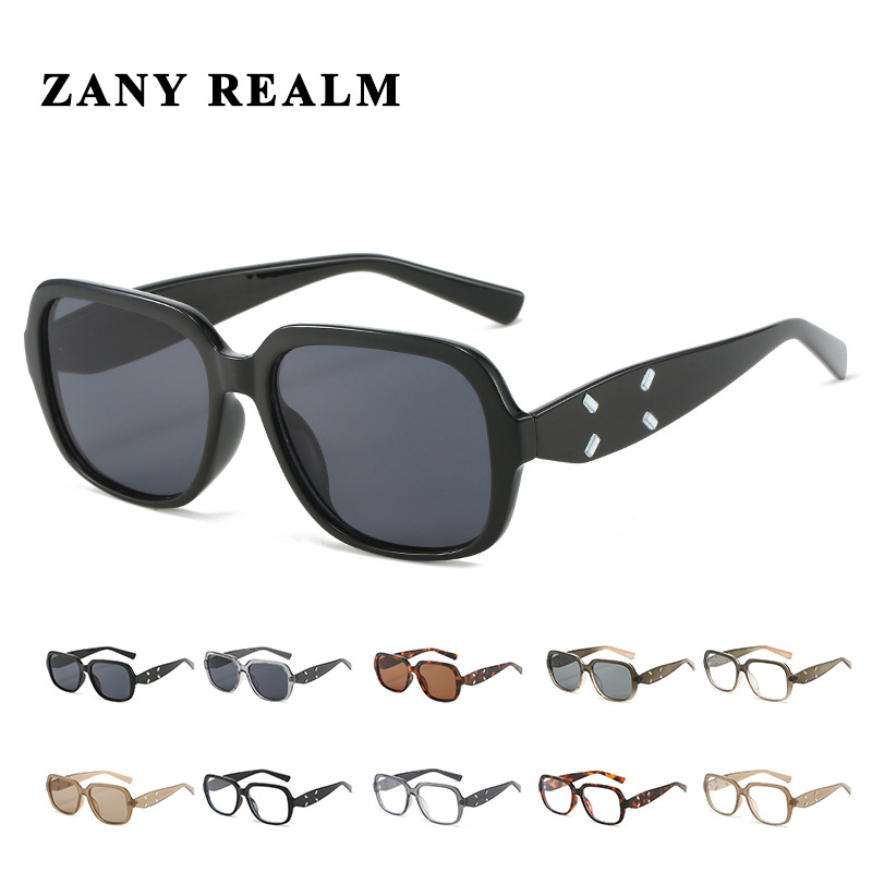 2024 nuevas gafas de sol de montura cuadrada para mujer