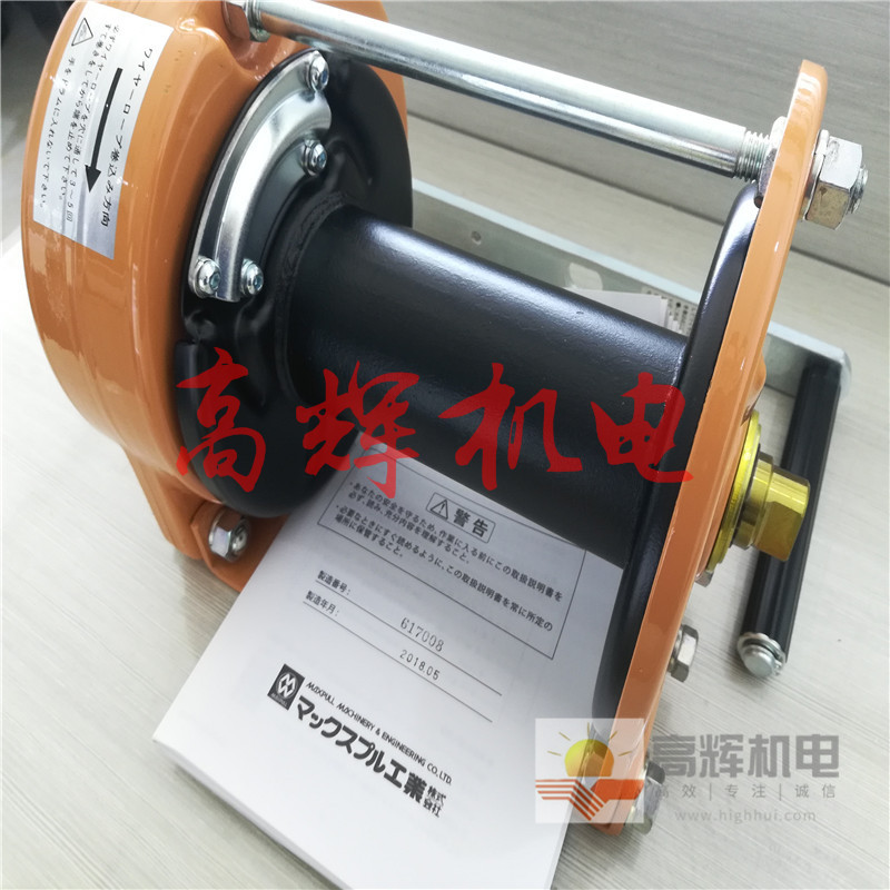 日本MAXPULL不锈钢手动起重绞盘车 卷扬机GM-10-GS型
