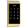 Password lock storage container lock number touch digital press, key lock locked wardrobe sauna lock alloy material