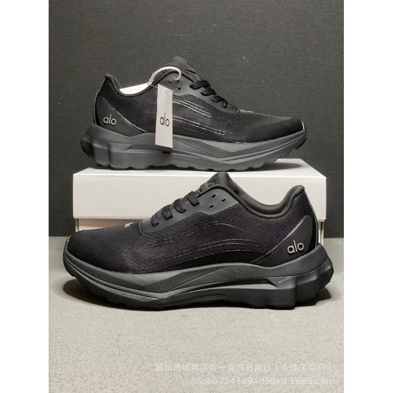 Cross-border Alo Runner Jin Zhixiu lujoso ligero conjunto completo de zapatos deportivos casuales de malla transpirable ultraligero para hombres y mujeres